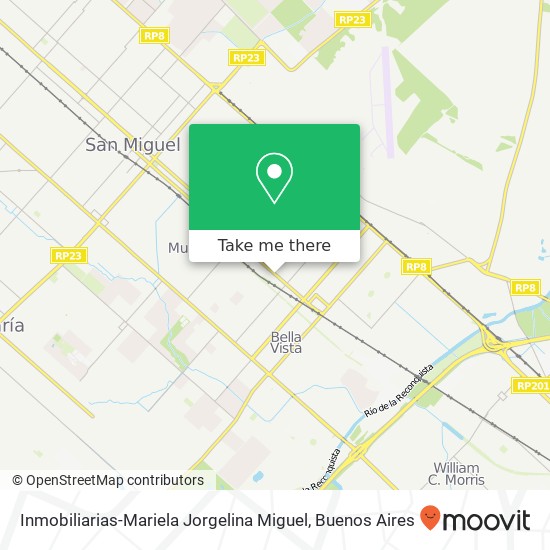 Mapa de Inmobiliarias-Mariela Jorgelina Miguel