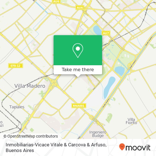 Inmobiliarias-Vicace Vitale & Carcova & Arfuso map