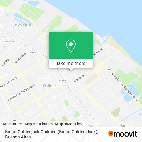 Mapa de Bingo Goldenjack Quilmes (Bingo Golden Jack)