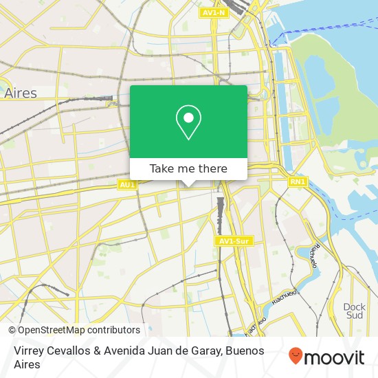 Virrey Cevallos & Avenida Juan de Garay map