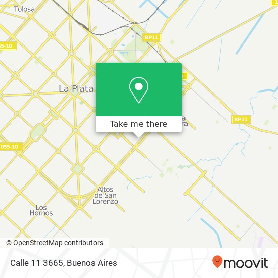 Calle 11 3665 map