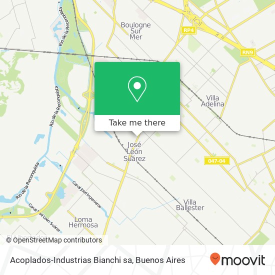Mapa de Acoplados-Industrias Bianchi sa