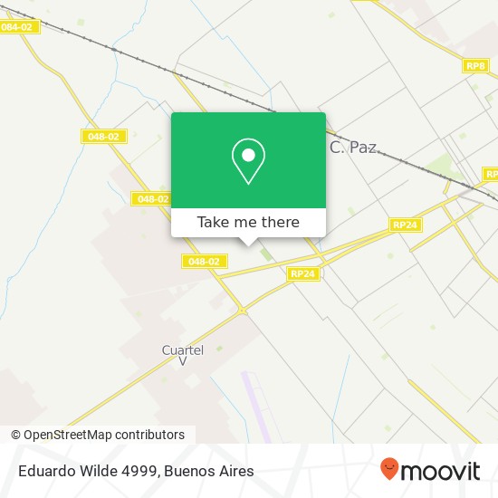 Eduardo Wilde 4999 map