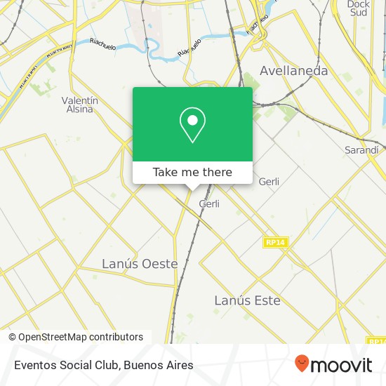 Eventos Social Club map