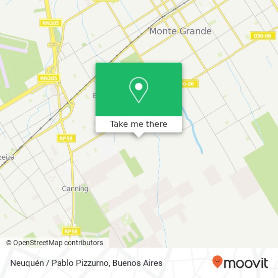 Mapa de Neuquén / Pablo Pizzurno