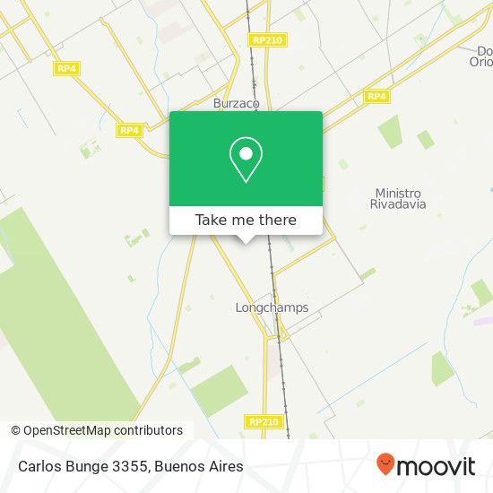 Mapa de Carlos Bunge 3355