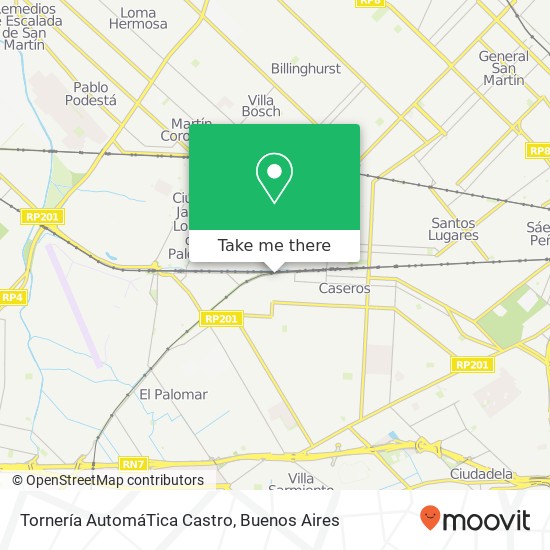 Mapa de Tornería AutomáTica Castro