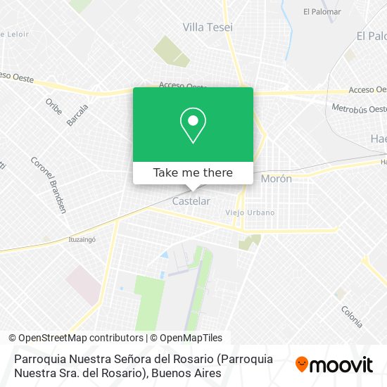 Mapa de Parroquia Nuestra Señora del Rosario