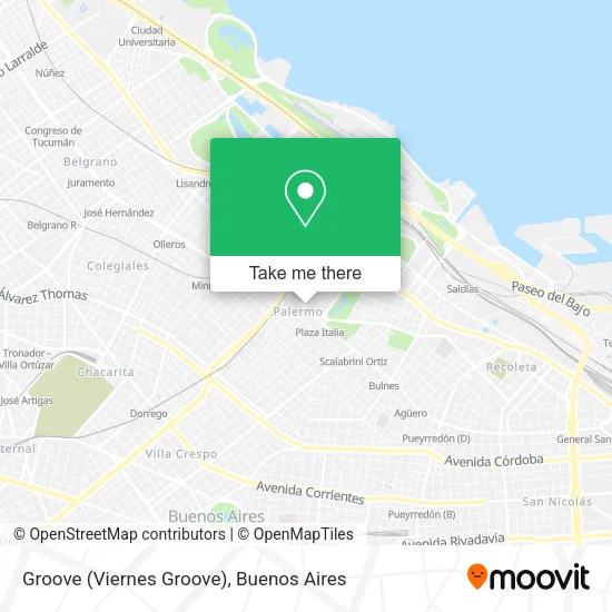 Groove (Viernes Groove) map