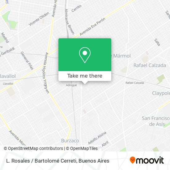 L. Rosales / Bartolomé Cerreti map