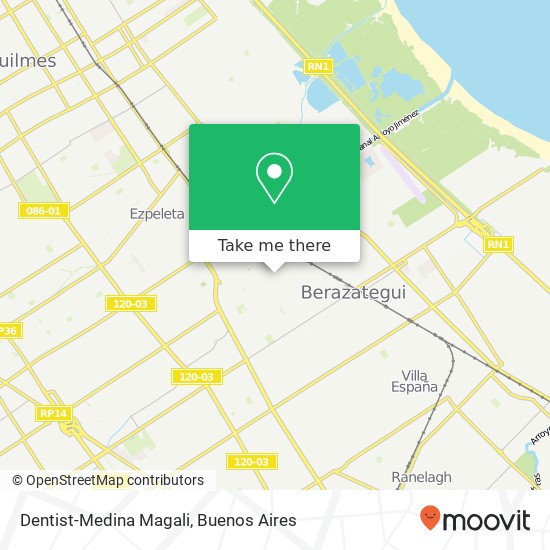 Mapa de Dentist-Medina Magali