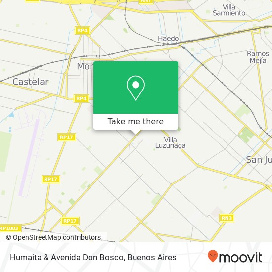Humaita & Avenida Don Bosco map