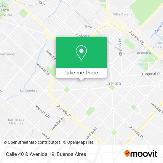 Calle 40 & Avenida 19 map