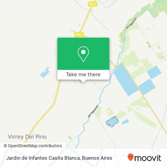 Mapa de Jardin de Infantes Casita Blanca