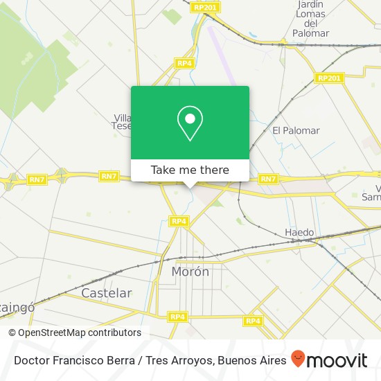 Doctor Francisco Berra / Tres Arroyos map