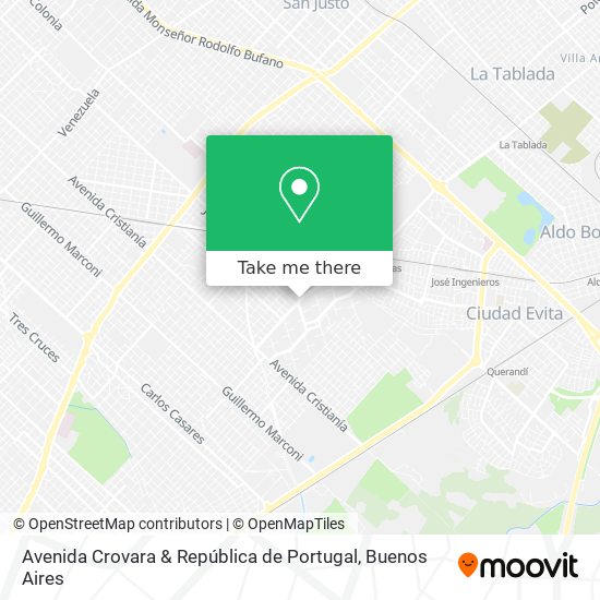 Avenida Crovara & República de Portugal map