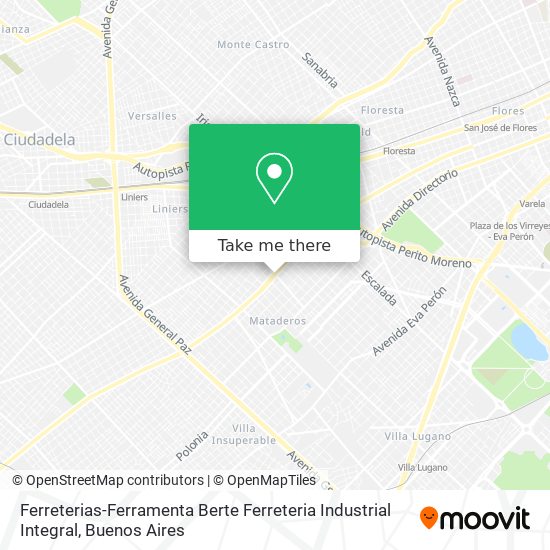 Ferreterias-Ferramenta Berte Ferreteria Industrial Integral map