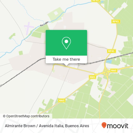 Almirante Brown / Avenida Italia map