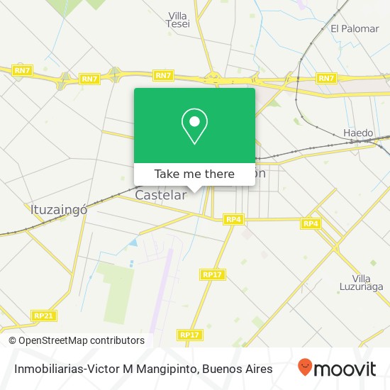 Inmobiliarias-Victor M Mangipinto map