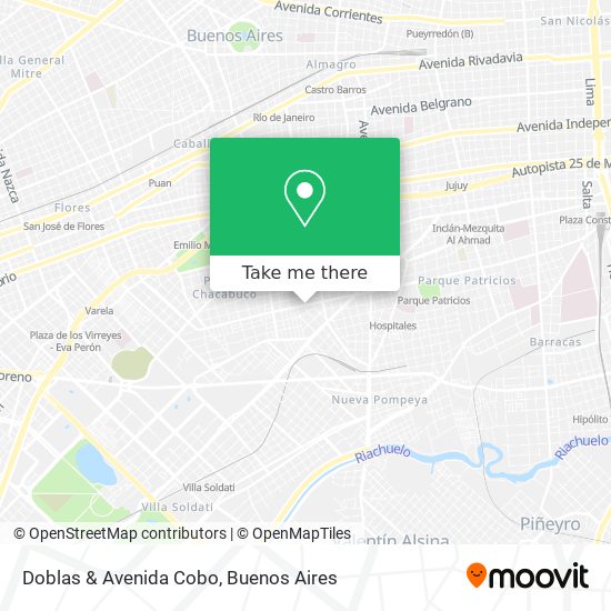 Doblas & Avenida Cobo map