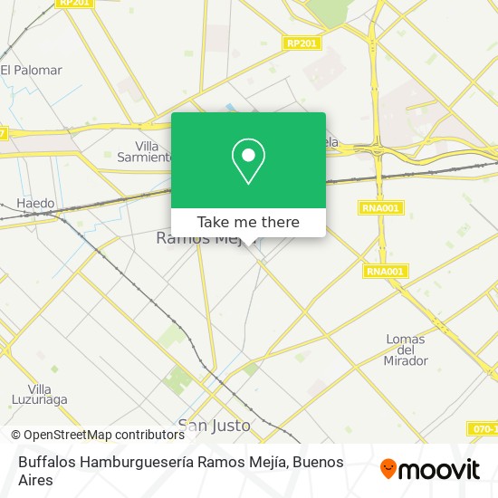 Buffalos Hamburguesería Ramos Mejía map