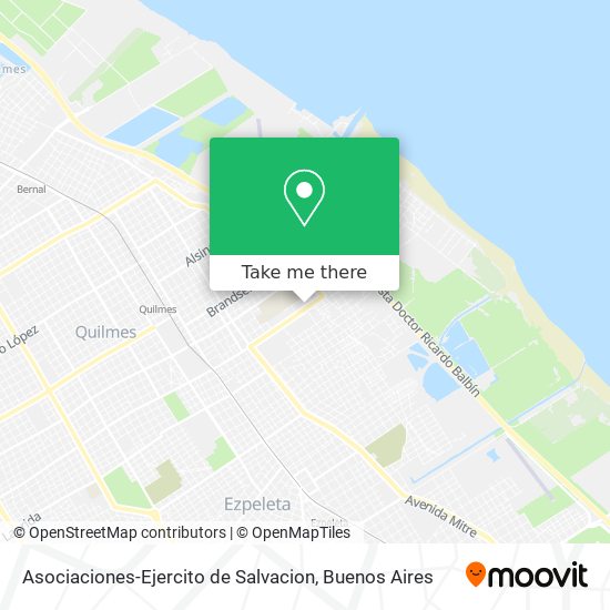 Asociaciones-Ejercito de Salvacion map