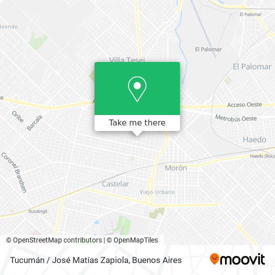 Mapa de Tucumán / José Matías Zapiola