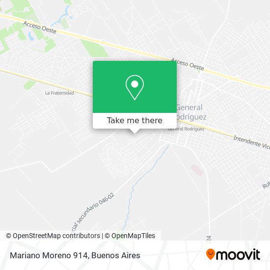 Mariano Moreno 914 map