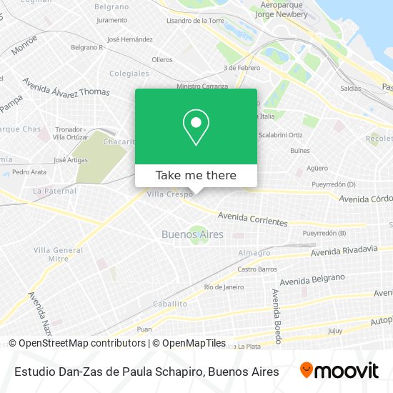 Mapa de Estudio Dan-Zas de Paula Schapiro