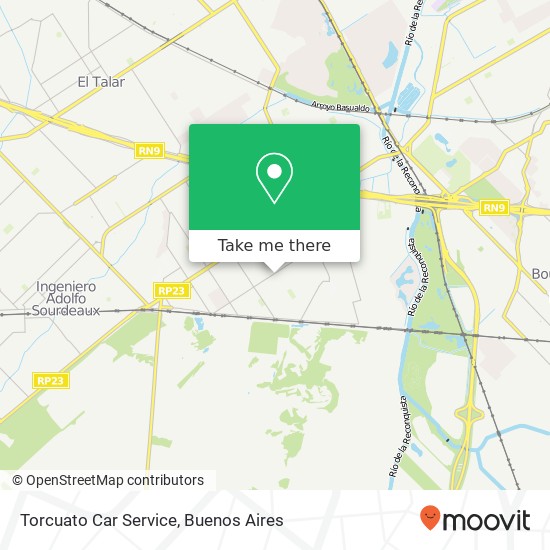 Mapa de Torcuato Car Service