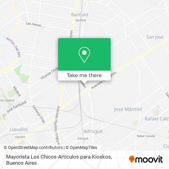 Mayorista Los Chicos-Artículos para Kioskos map