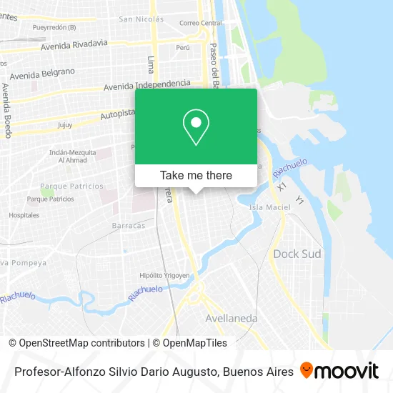 Mapa de Profesor-Alfonzo Silvio Dario Augusto