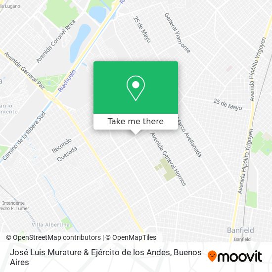 Mapa de José Luis Murature & Ejército de los Andes