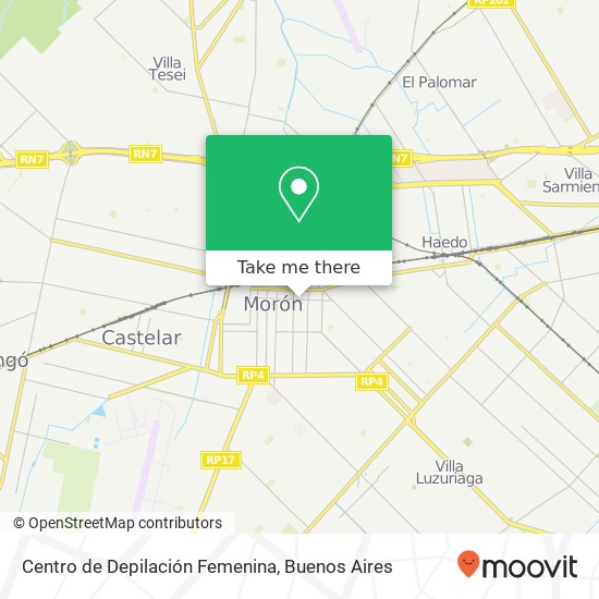 Centro de Depilación Femenina map