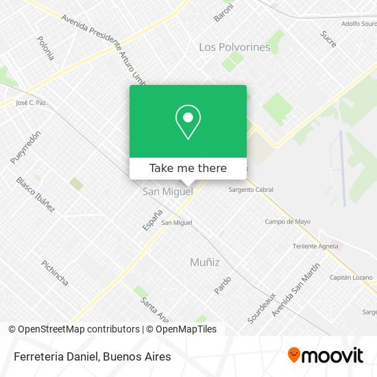 Ferreteria Daniel map