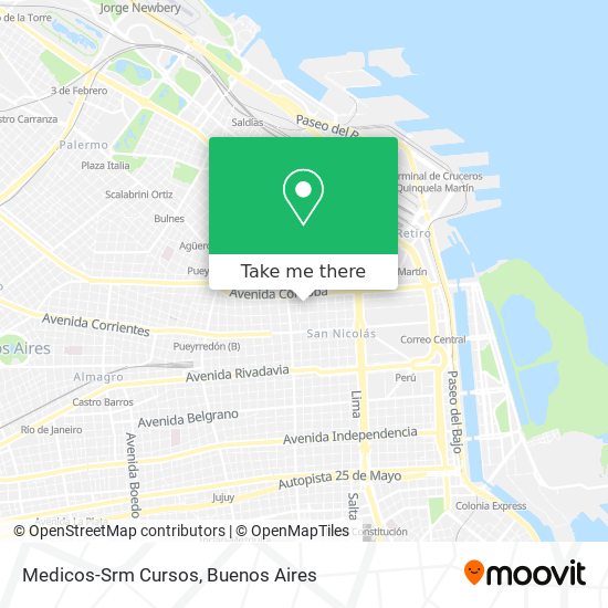 Medicos-Srm Cursos map