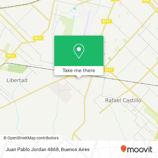 Juan Pablo Jordan 4868 map