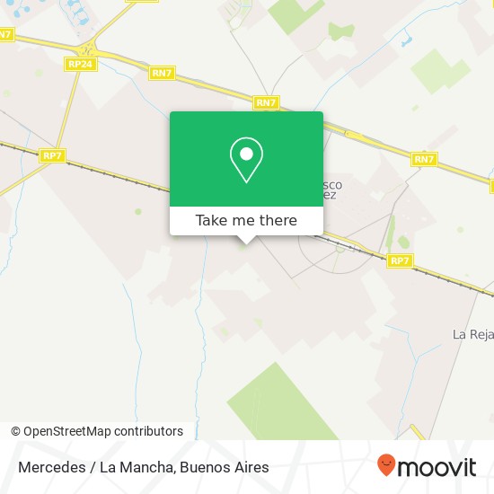 Mercedes / La Mancha map