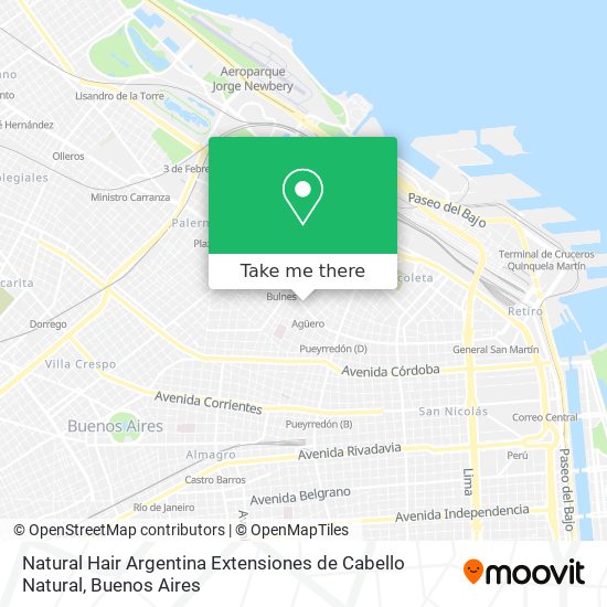 Natural Hair Argentina Extensiones de Cabello Natural map