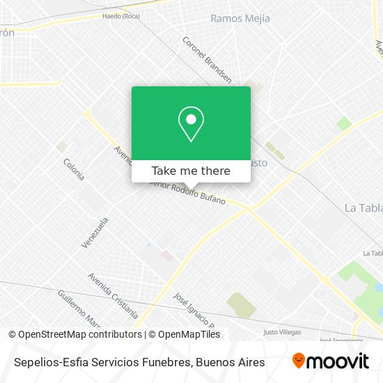 Sepelios-Esfia Servicios Funebres map