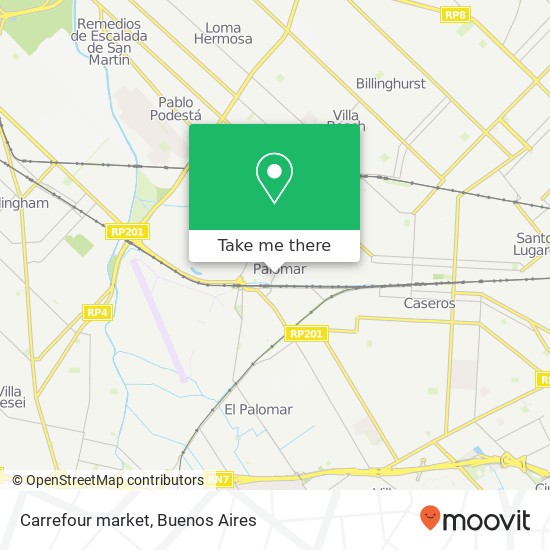 Carrefour market map