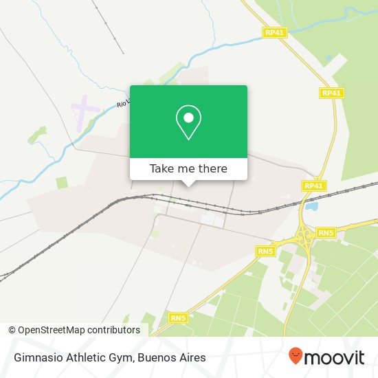 Gimnasio Athletic Gym map