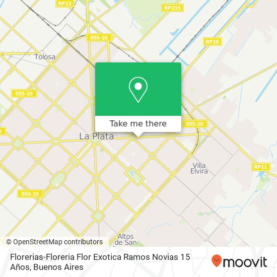 Florerias-Floreria Flor Exotica Ramos Novias 15 Años map