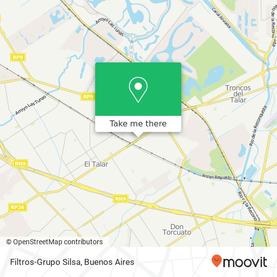 Filtros-Grupo Silsa map