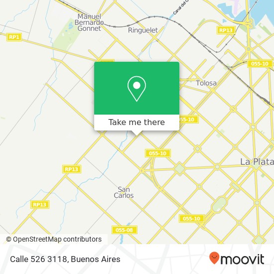 Calle 526 3118 map