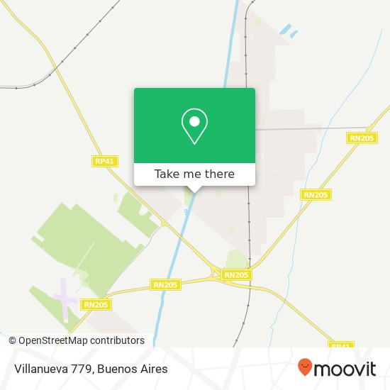 Villanueva 779 map