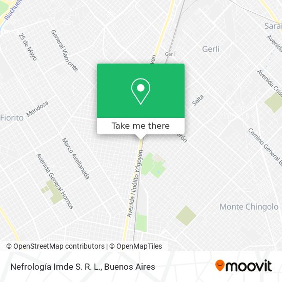 Nefrología Imde S. R. L. map