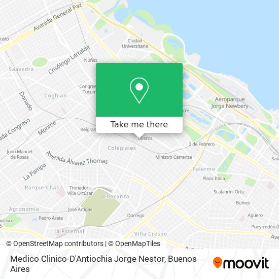 Medico Clinico-D'Antiochia Jorge Nestor map