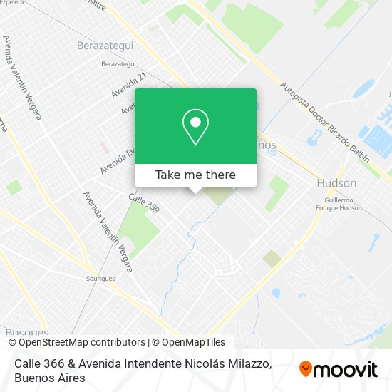 Calle 366 & Avenida Intendente Nicolás Milazzo map