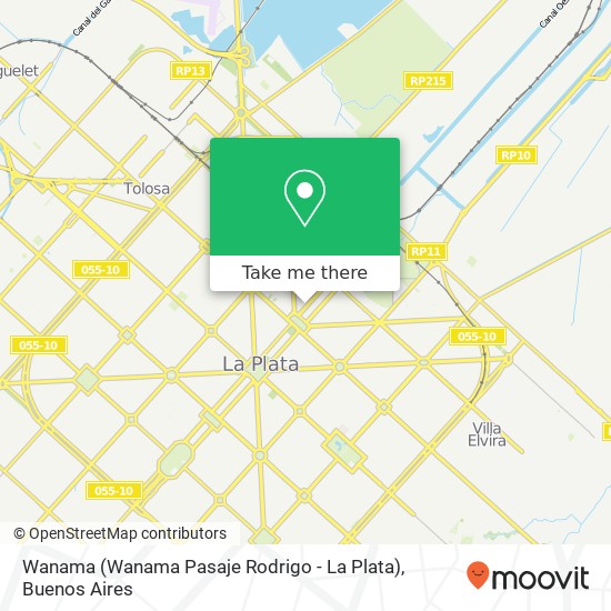 Wanama (Wanama Pasaje Rodrigo - La Plata) map